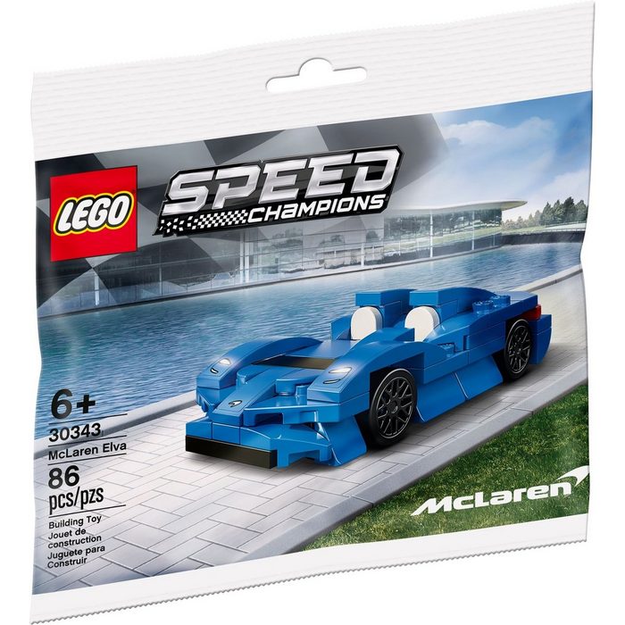 LEGO® Konstruktionsspielsteine LEGO® Speed Champions - Polybag McLaren Elva (Set 86 St)