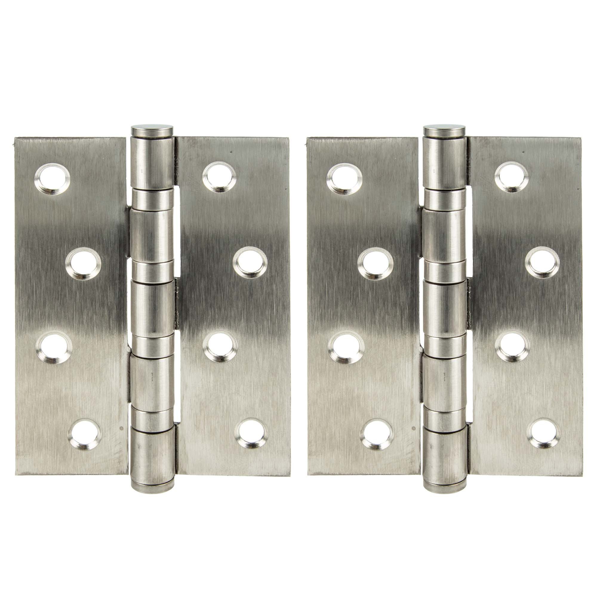 Türbeschlag Edelstahl Scharnier Türband Beschlag 75 mm x 100 mm, 2 Stück