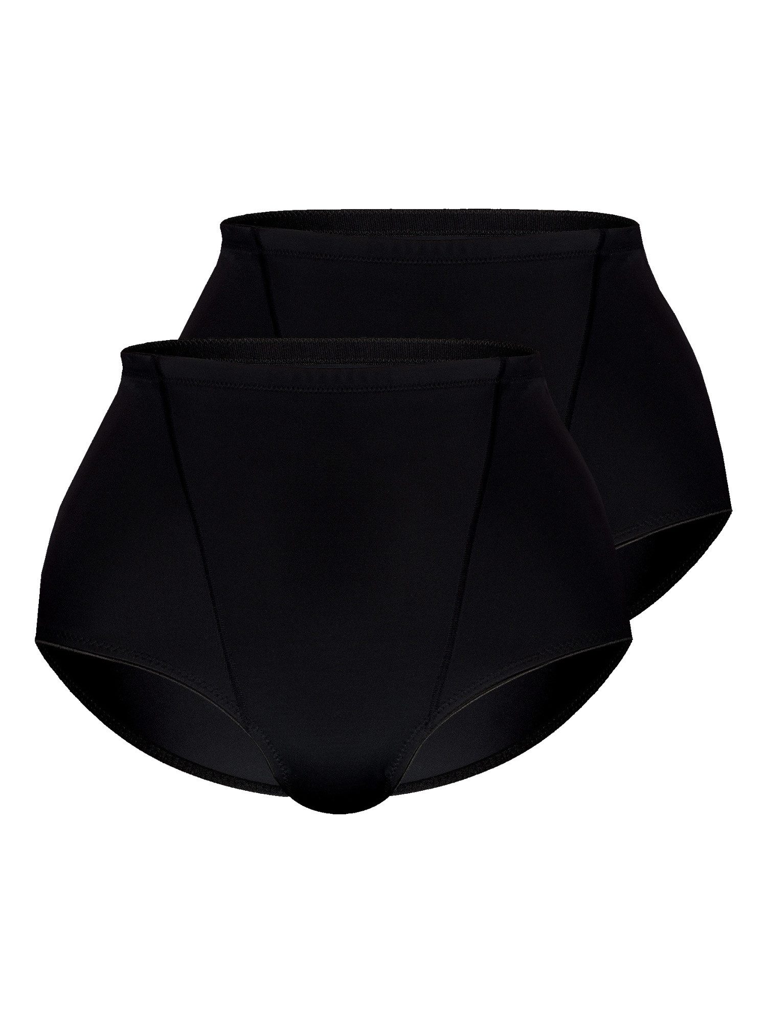 Sassa Miederhose 2er Pack Miederhose Basic Control (Packung, 2-St) Microfaser-Funktionsmaterial, Baumwolle verstärktes Vorderteil