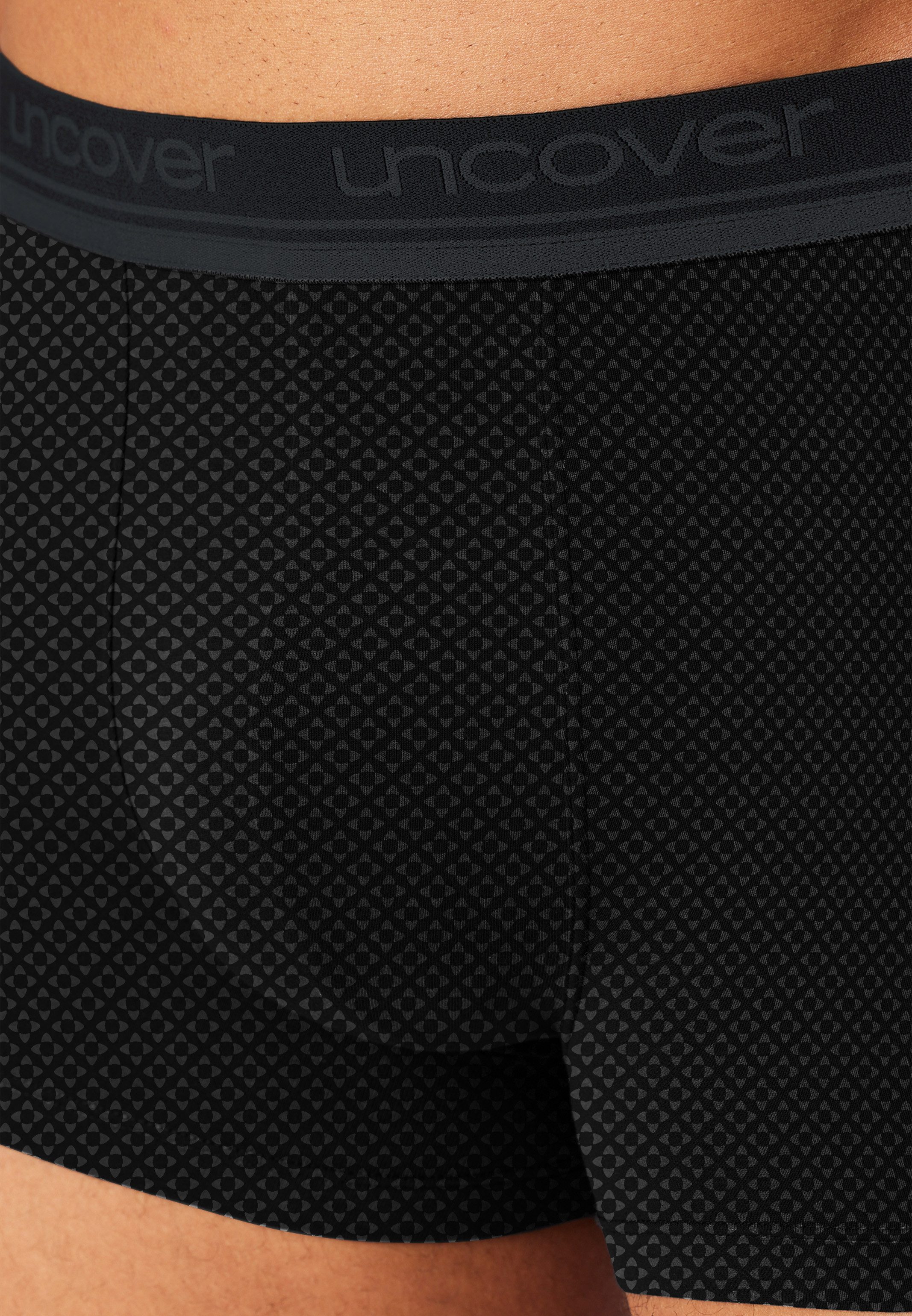uncover by SCHIESSER Retro Boxer 6er Pack Cotton (Spar-Set, 6-St) Retro Short / Pant - Baumwolle - ohne Eingriff - Atmungsaktiv