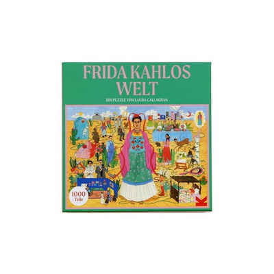 Laurence King Puzzle 442057 - Frida Kahlos Welt - Puzzle, 1000 Teile (DE-Ausgabe), 1000 Puzzleteile