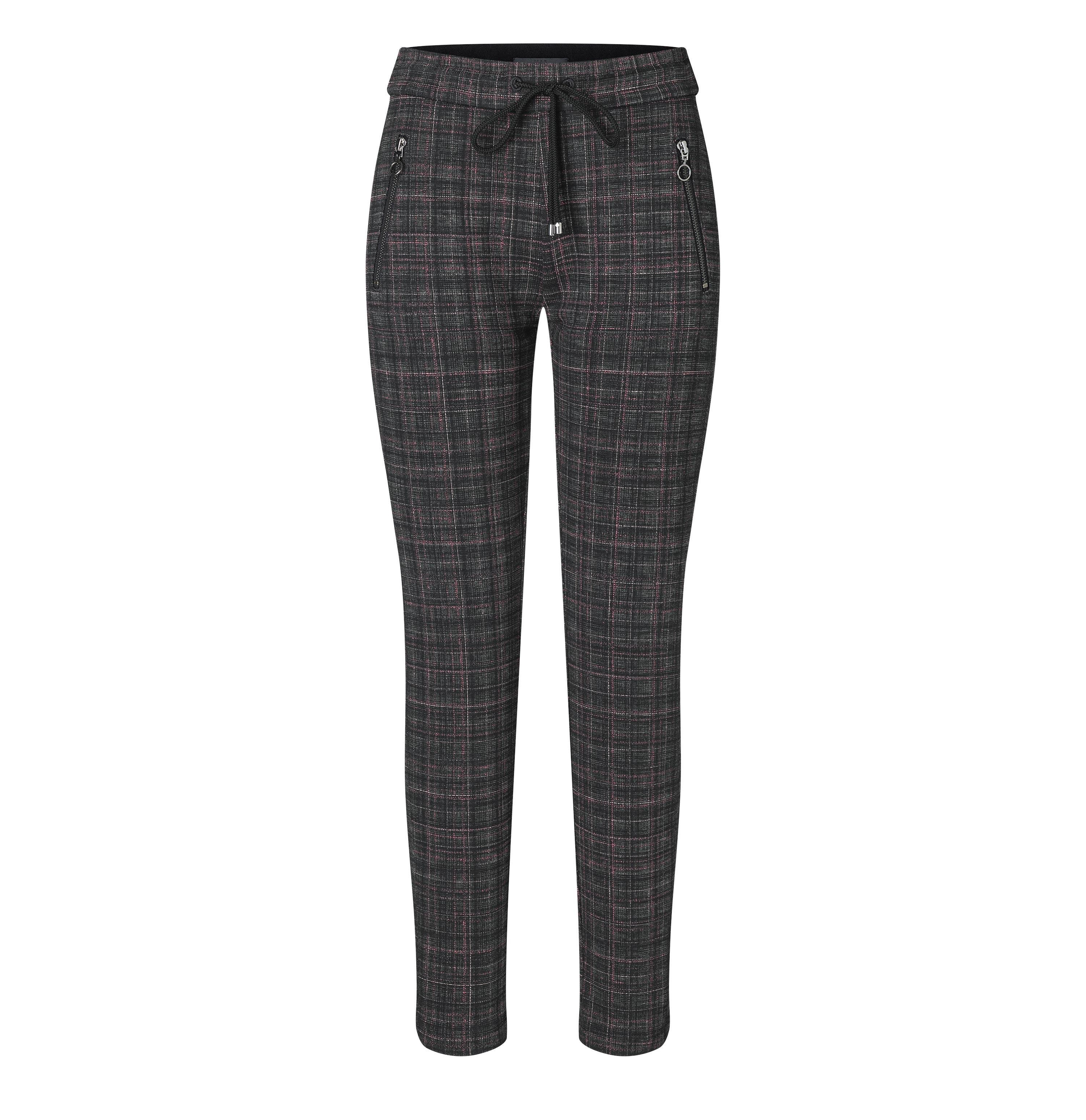 MAC Stretch-Jeans MAC EASY candy pink check 2710-00-0107 438K