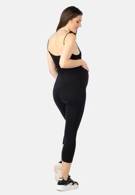 Be Mammy Umstandsleggings Damen 3/4 Umstandsleggings aus Bio-Baumwolle BE20-284 (1-tlg) elastischer Bund