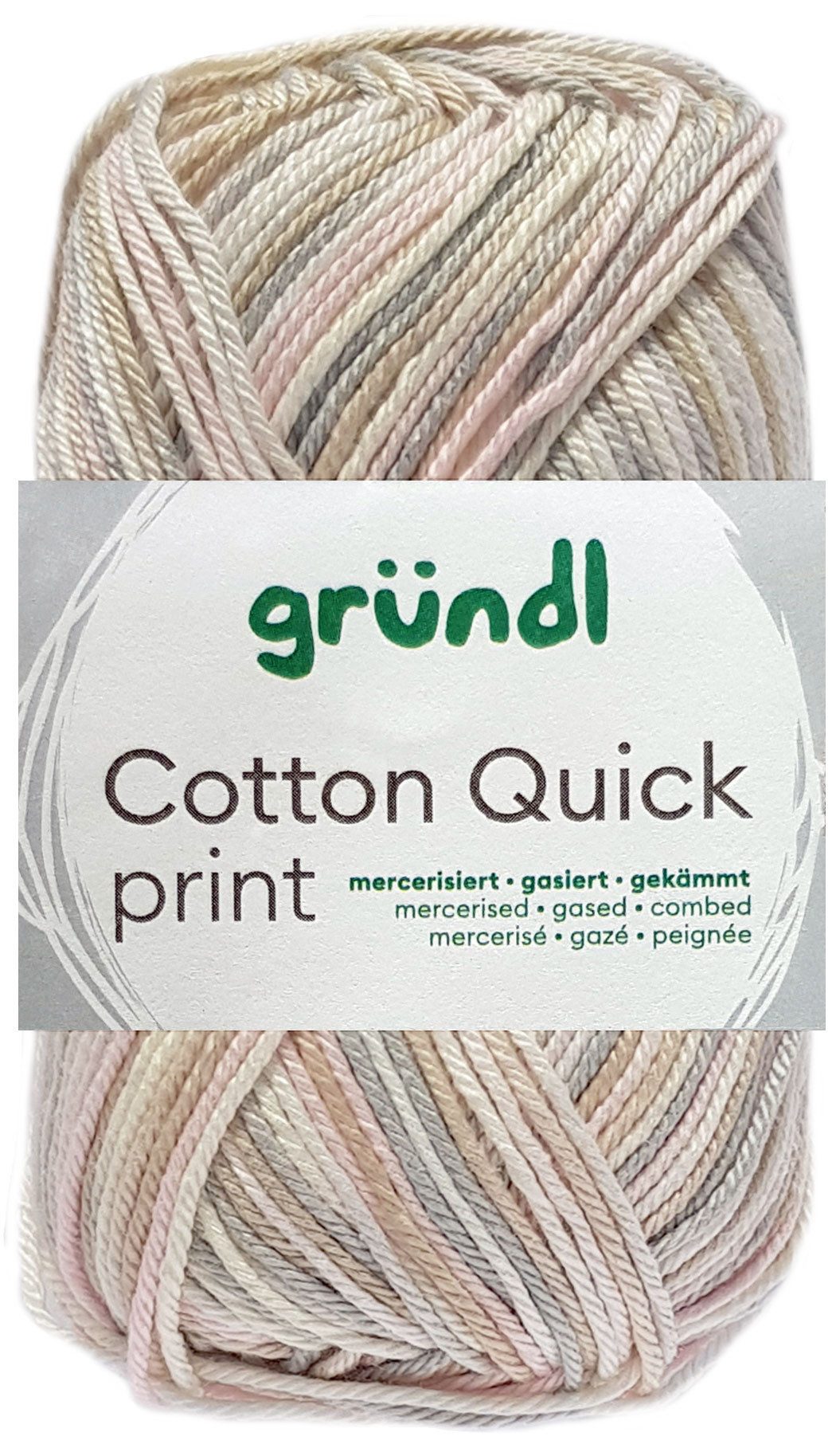 Gründl 50 Gramm Gründl Cotton Quick Print Strickgarn Farbauswahl Bastelgarn