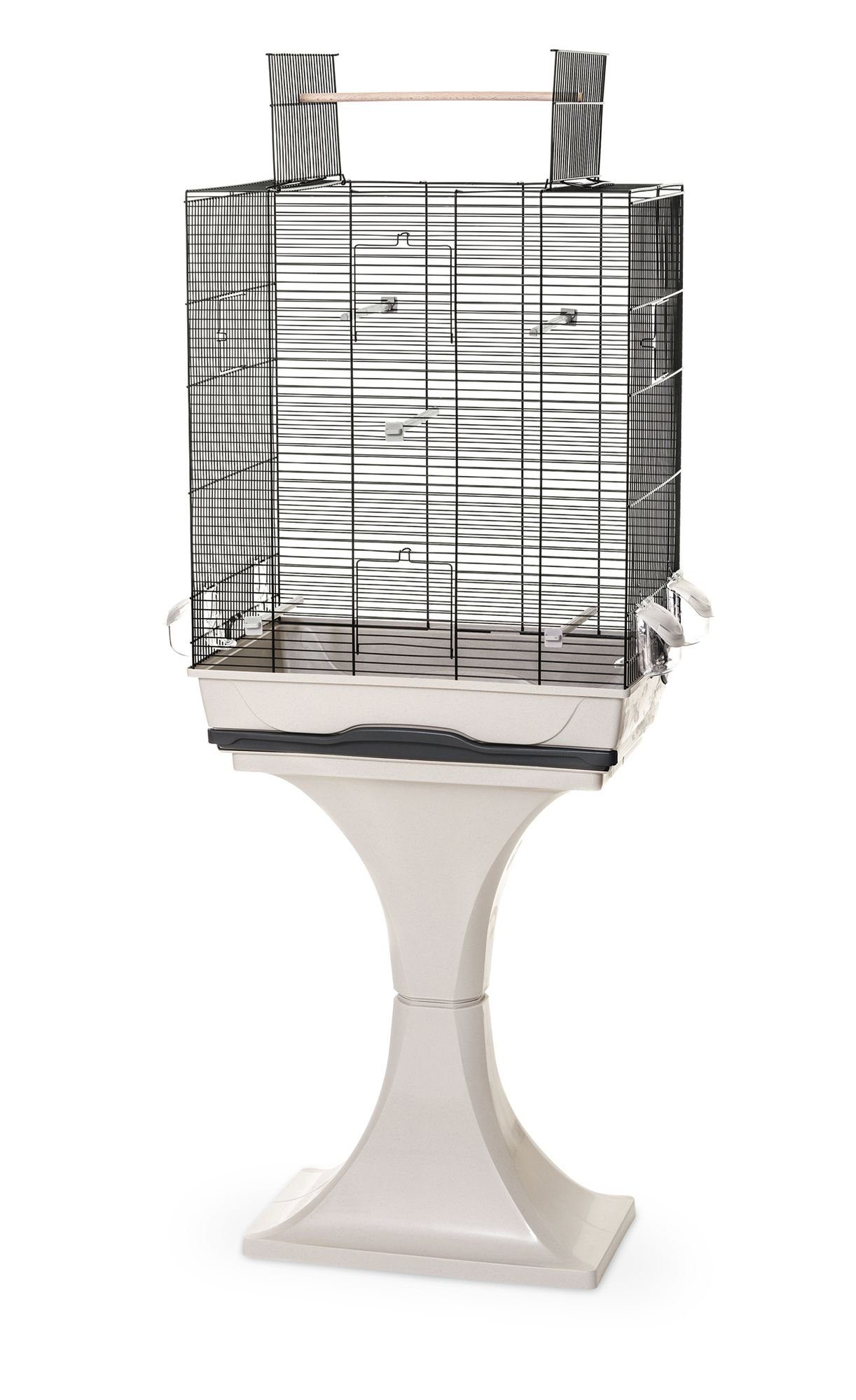 Vogelkäfig Vogelkäfig Wellensittich Kanarien mit Ständer & Freisitz