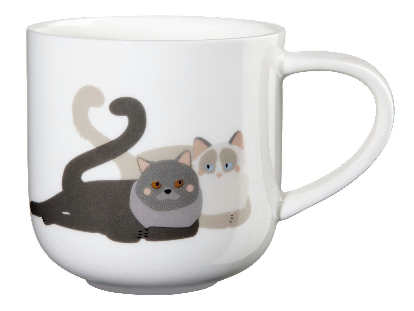 ASA SELECTION Tasse coppa Henkelbecher Love is in the air 0,4l, Fine Bone China