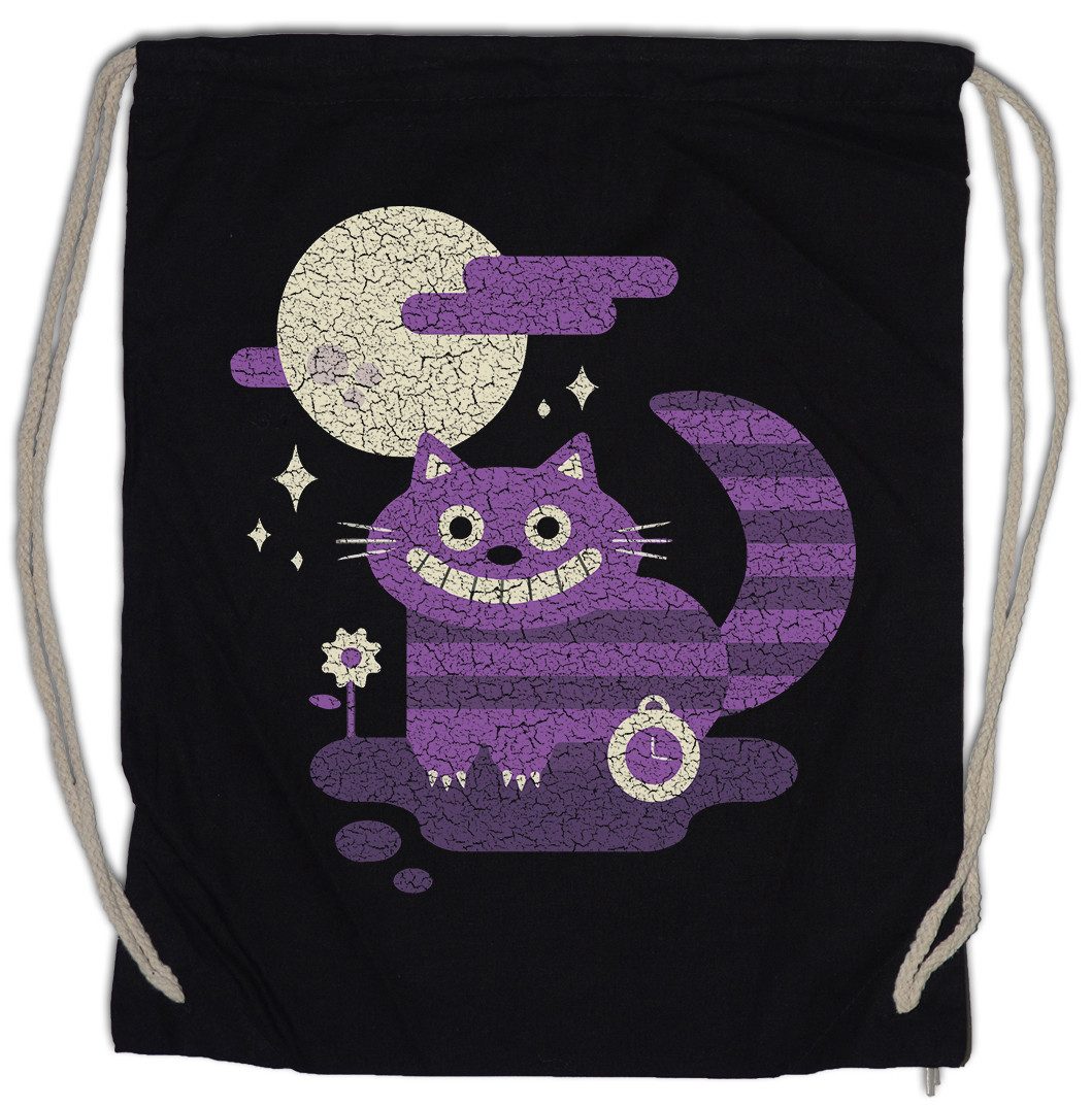 Urban Backwoods Turnbeutel Cheshire Cat Turnbeutel Alice Cat im Cats in Katze Wonderland Kult (1-tlg), Wunderland Adventures Abenteuer Serie