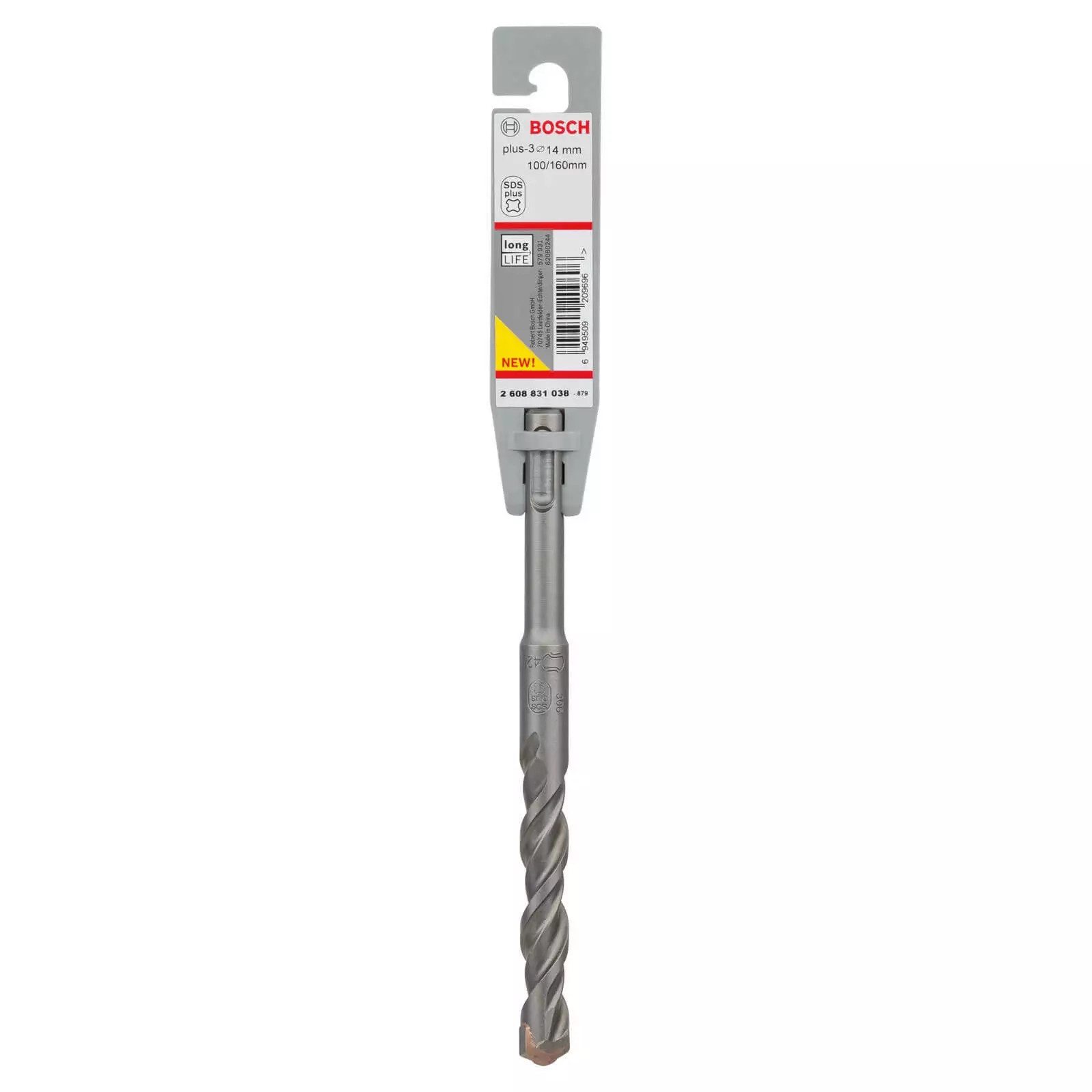 BOSCH Betonbohrer Bosch SDS plus-3 Ø 14 x 100 x 160 mm Hammerbohrer