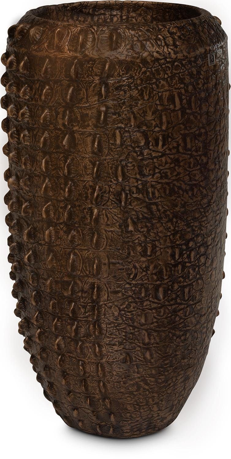cm, Bodenvase, bronze cm, Croc ami Höhe100 50 fleur Ø Pflanzkübel