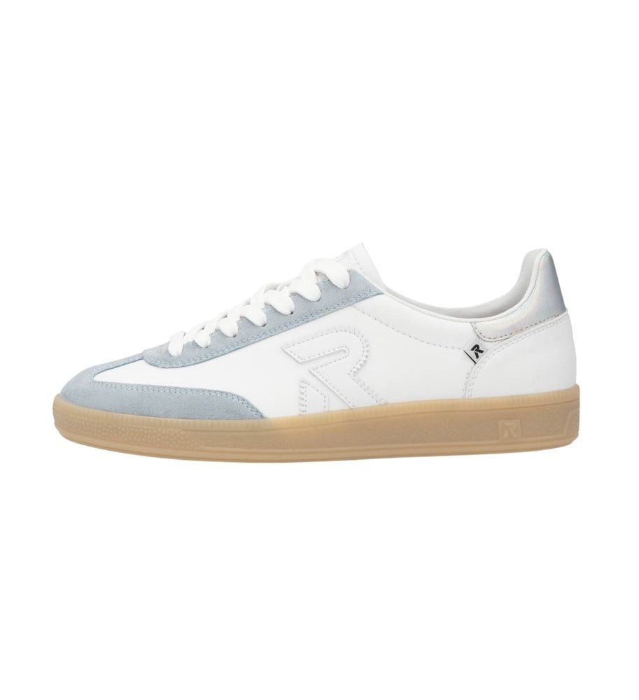 Rieker San Diego (Glattleder) weiss/hellgrau Damen Sneaker günstig online kaufen