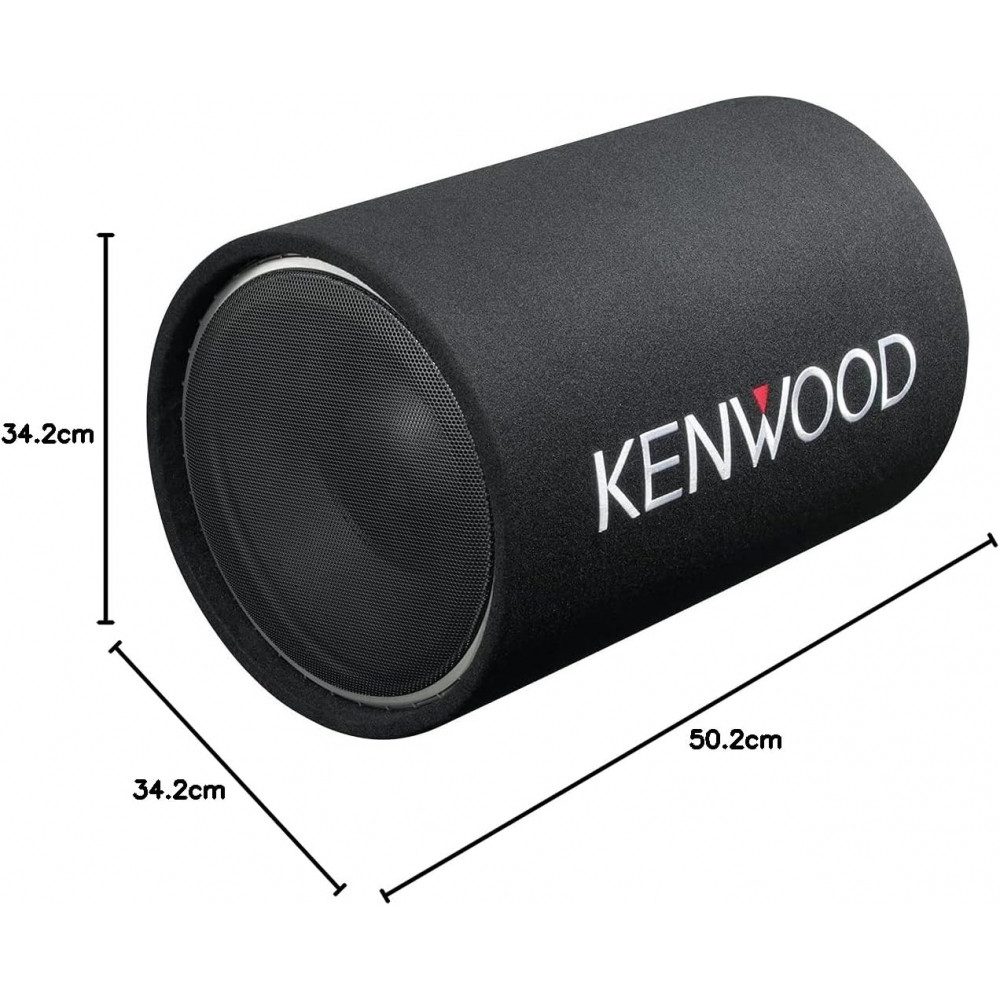 Kenwood KSC-W1200T Box Rolle - Subwoofer - schwarz Auto-Subwoofer