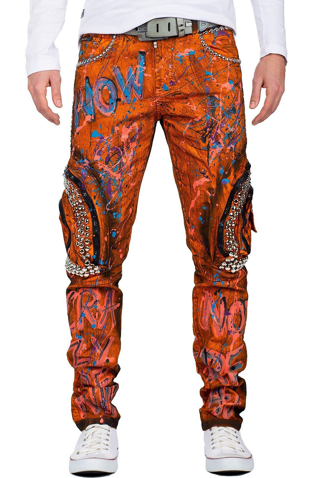 Cipo & Baxx 5-Pocket-Jeans Biker Hose günstig online kaufen