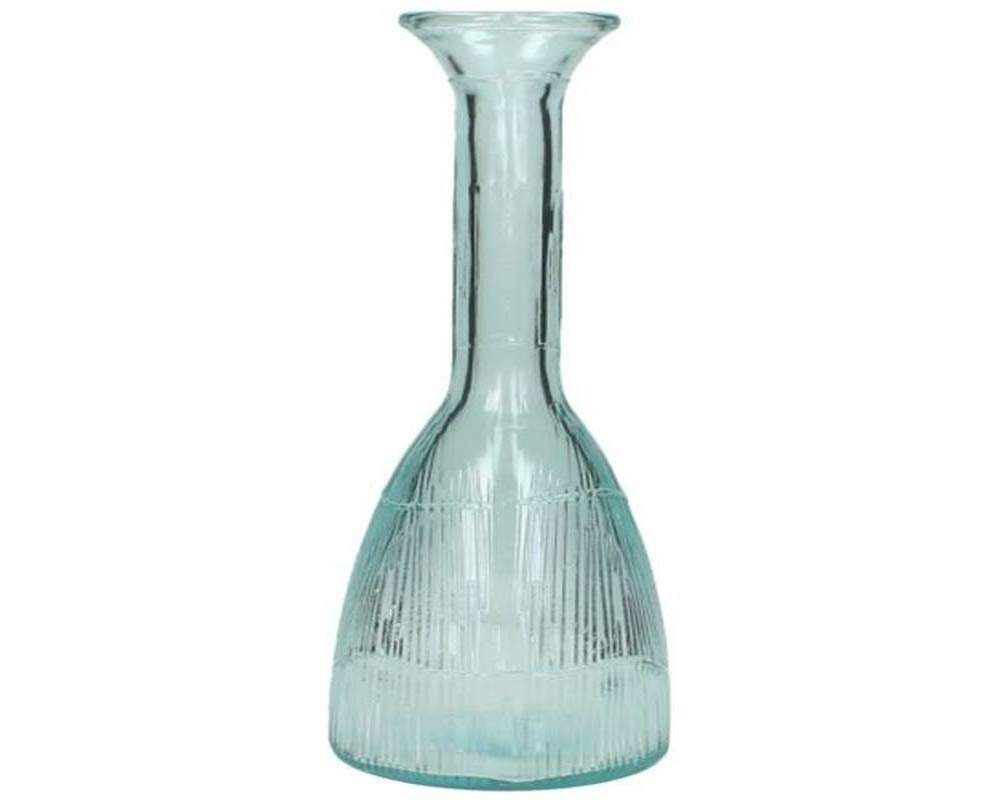LB H&F Lilienburg Tischvase Vase Blumenvase Tischvase Glas edel modern Design Tischdeko (Hochzeit silber Dekovase schmal schlank hoch Glasvase Solifleur Tischdekoration dünn Blumen Blumenstrauß Hochzeit Wohnzimmer klein Shabby Vintage Hygge Used Look)
