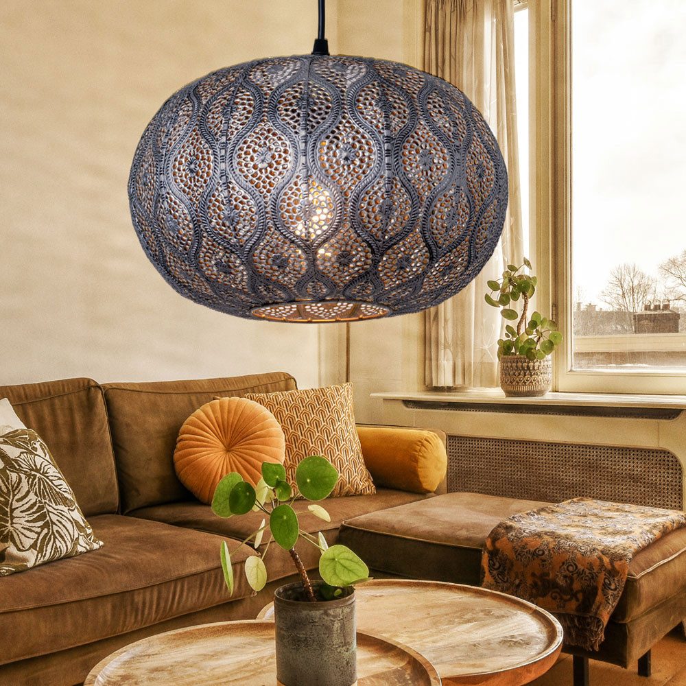 GLOBO LIGHTING Hängeleuchte, Leuchtmittel nicht inklusive, Decken Pendelleuchte im orientalischen Design Hängelampe mit