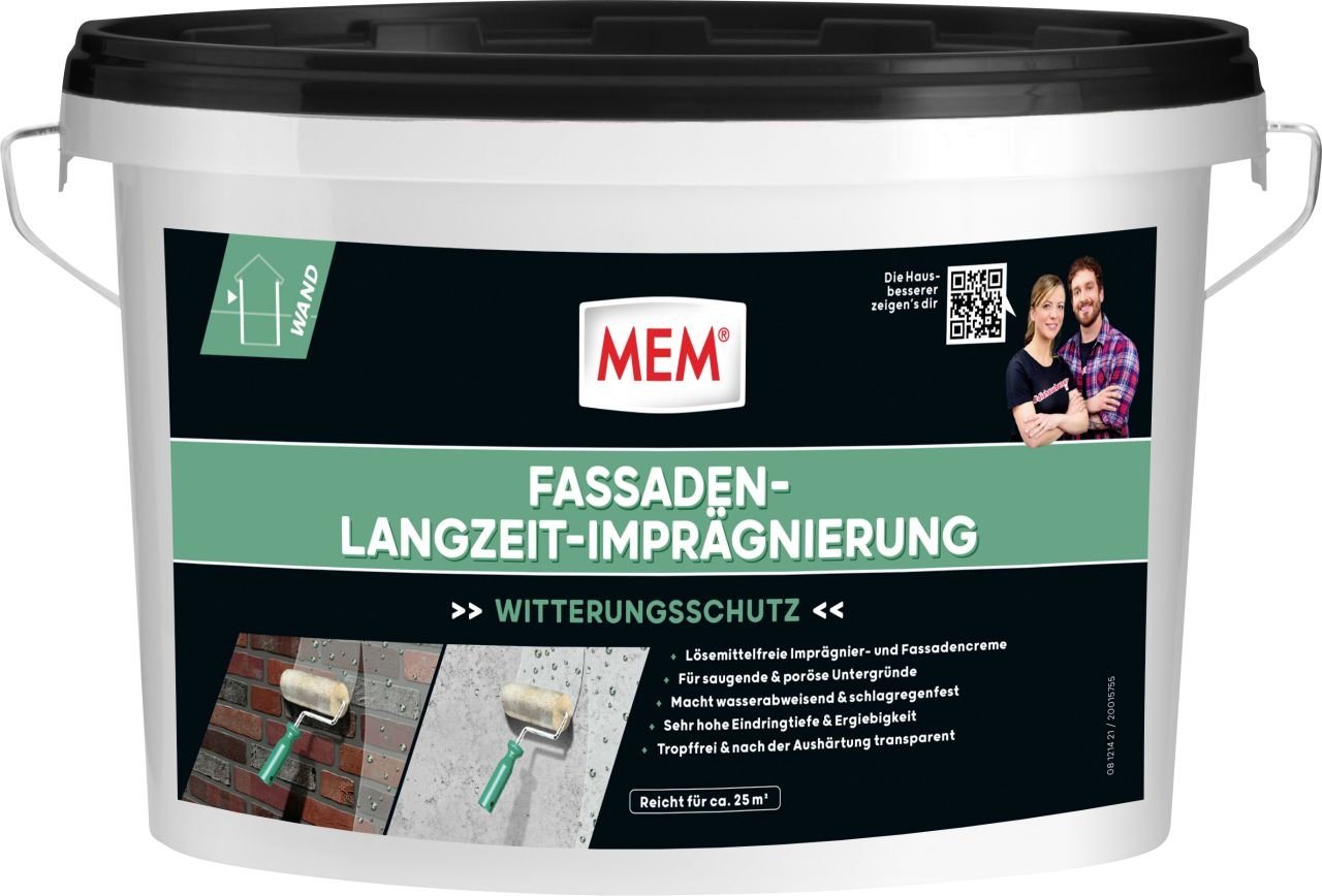 Thumbnail - MEM Bauchemie MEM Fassaden-Langzeit-Imprägnierung 2,5 l Naturstein-Imprägnierung