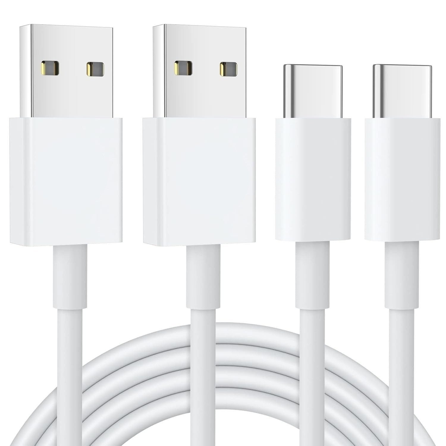 VEEV 2x USB C Kabel, Carplay Kabel, USB A auf USB C Kabel 1M Smartphone Smartphone-Kabel