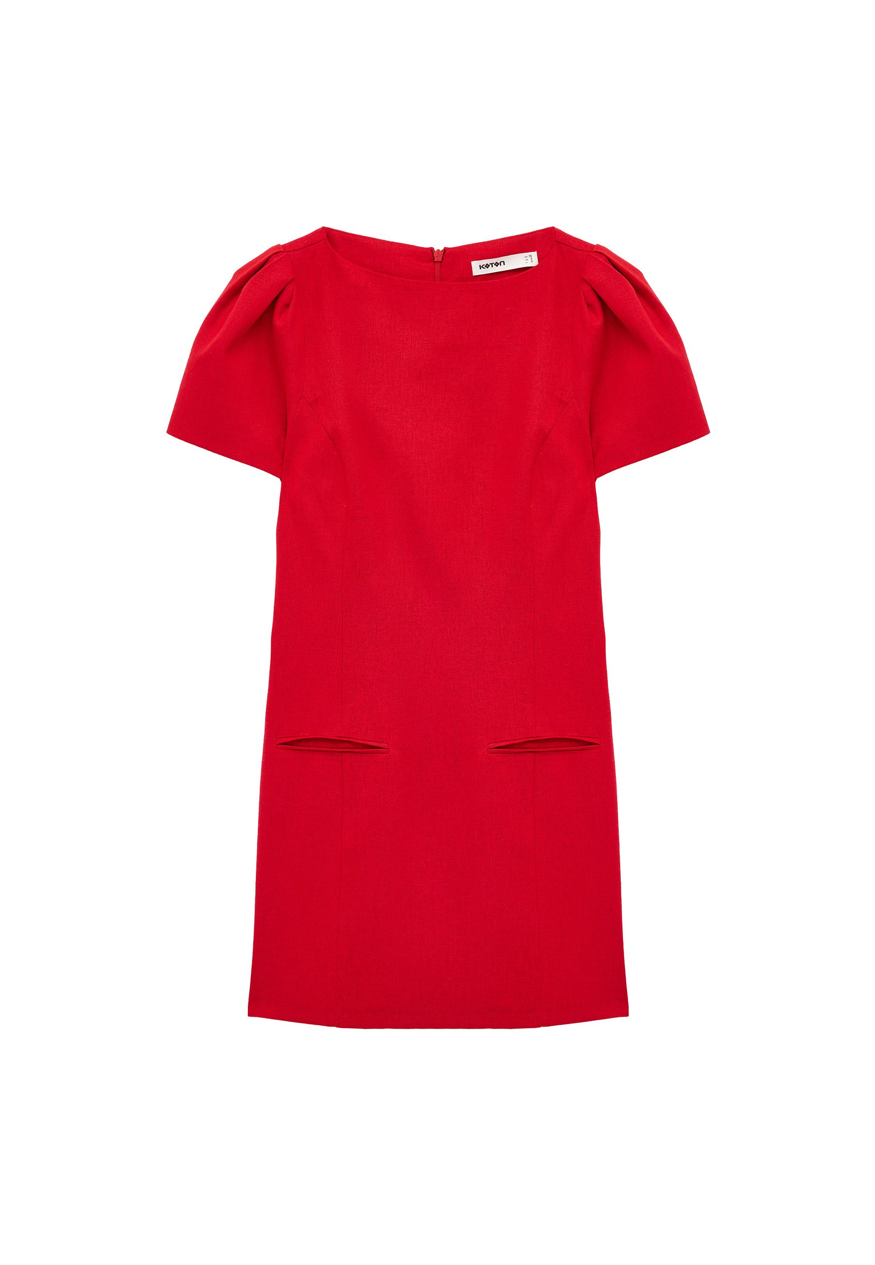 Koton Badekleid Mit Falten A Form Minikleid