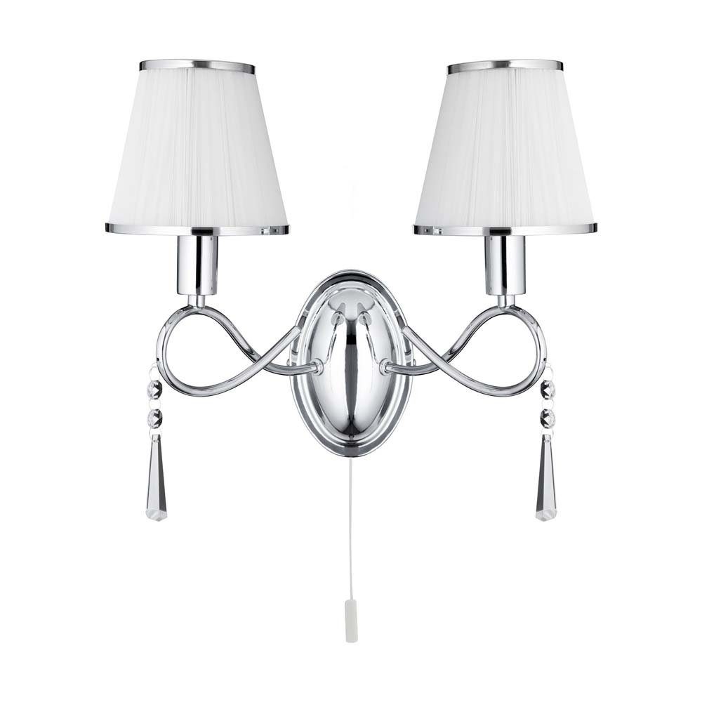 etc-shop Wandleuchte, Wand Spot Lampe Leuchte Silber Schirm Weiß Flur Schlaf Wohn Zimmer