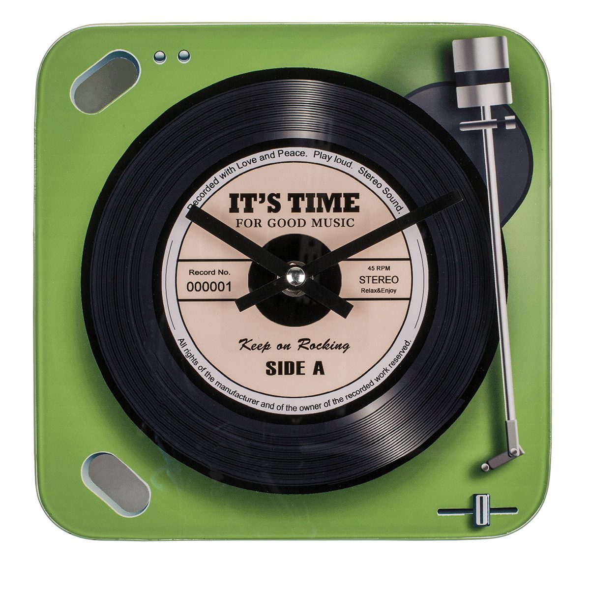 OOTB Wanduhr Wanduhr »Plattenspieler«. günstig online kaufen