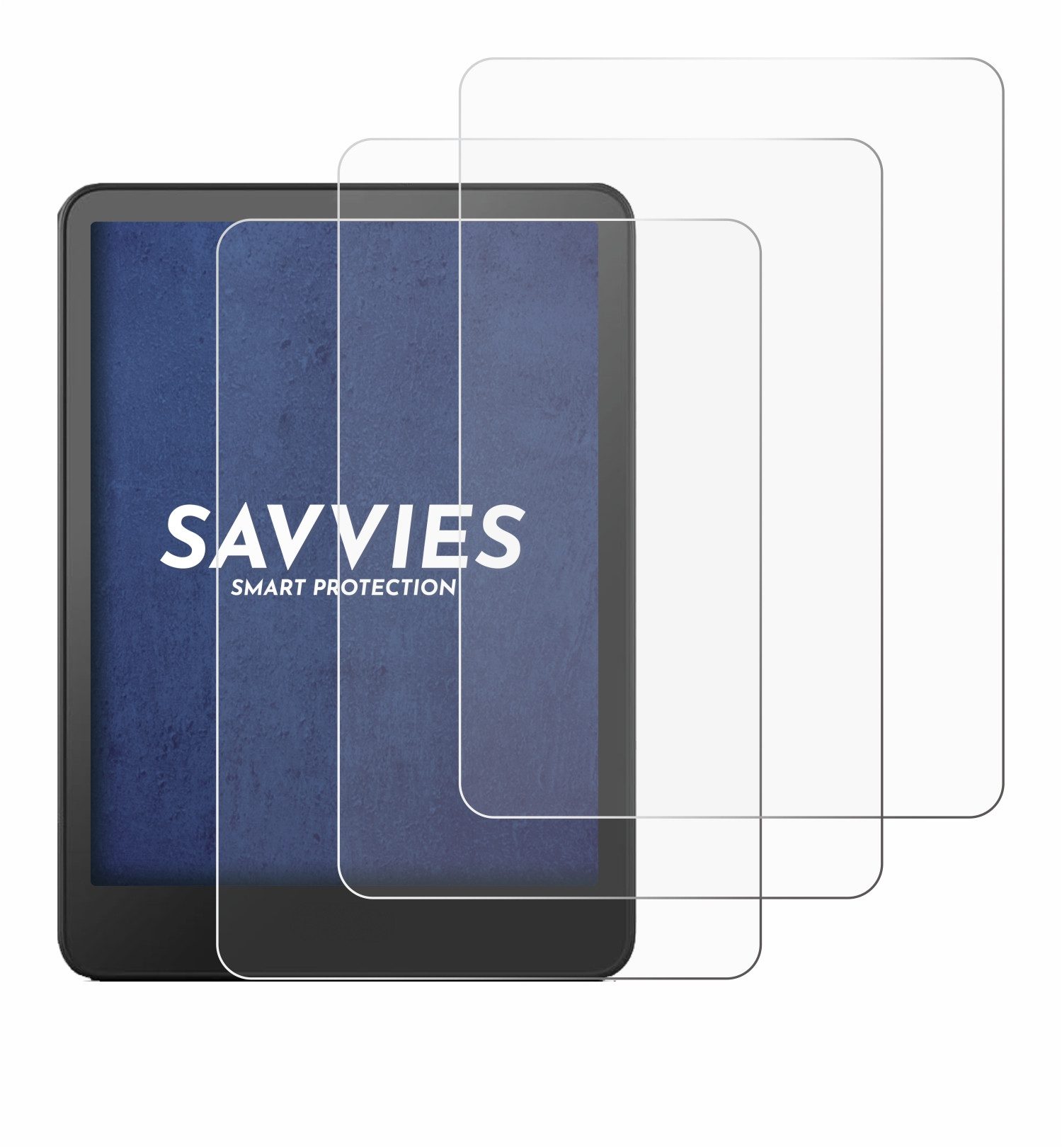 Savvies Displayschutzfolie Schutzfolie für Amazon Kindle Colorsoft Signature Edition, 6 Stück, Displayschutz Schutz Folie Klar Transparent