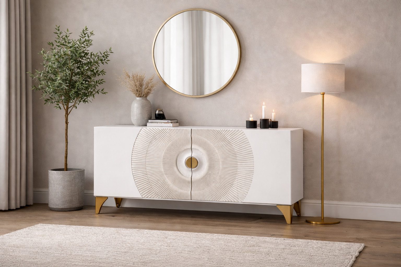 Sitheim-Europe Sideboard Sideboard Sunset Mangoholz 180 cm