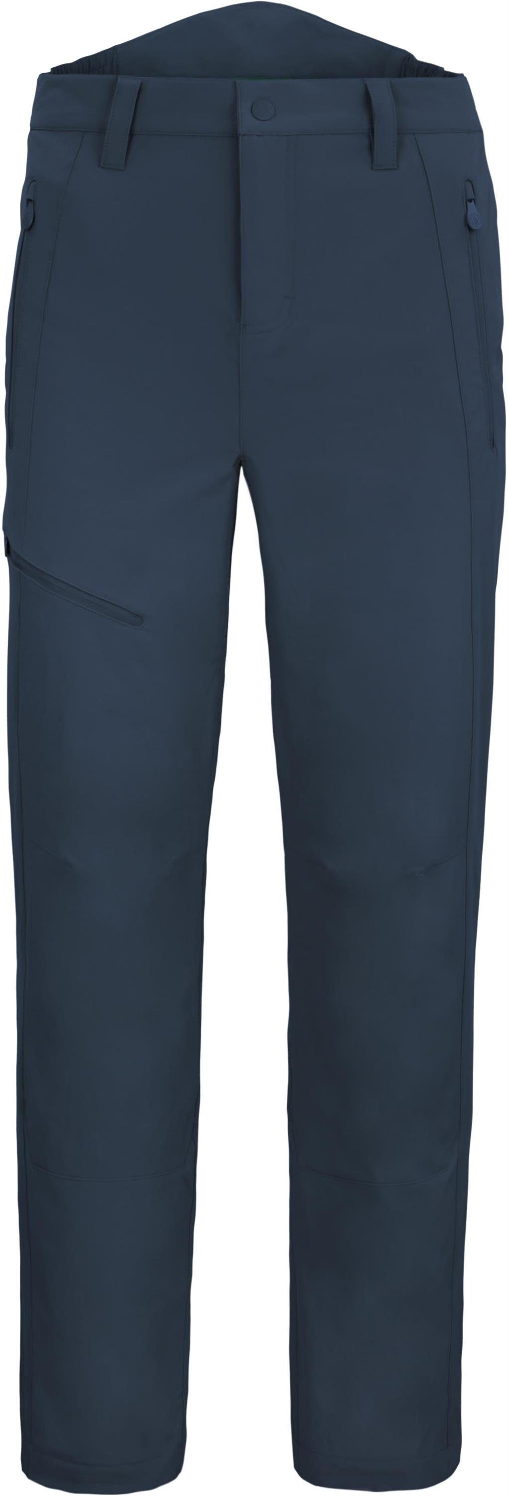normani Thermohose Herren Winter-Softshellhose Basin Winterhose gefütterte Sotfshellhose Skihose mit Fleecefutter und Latz