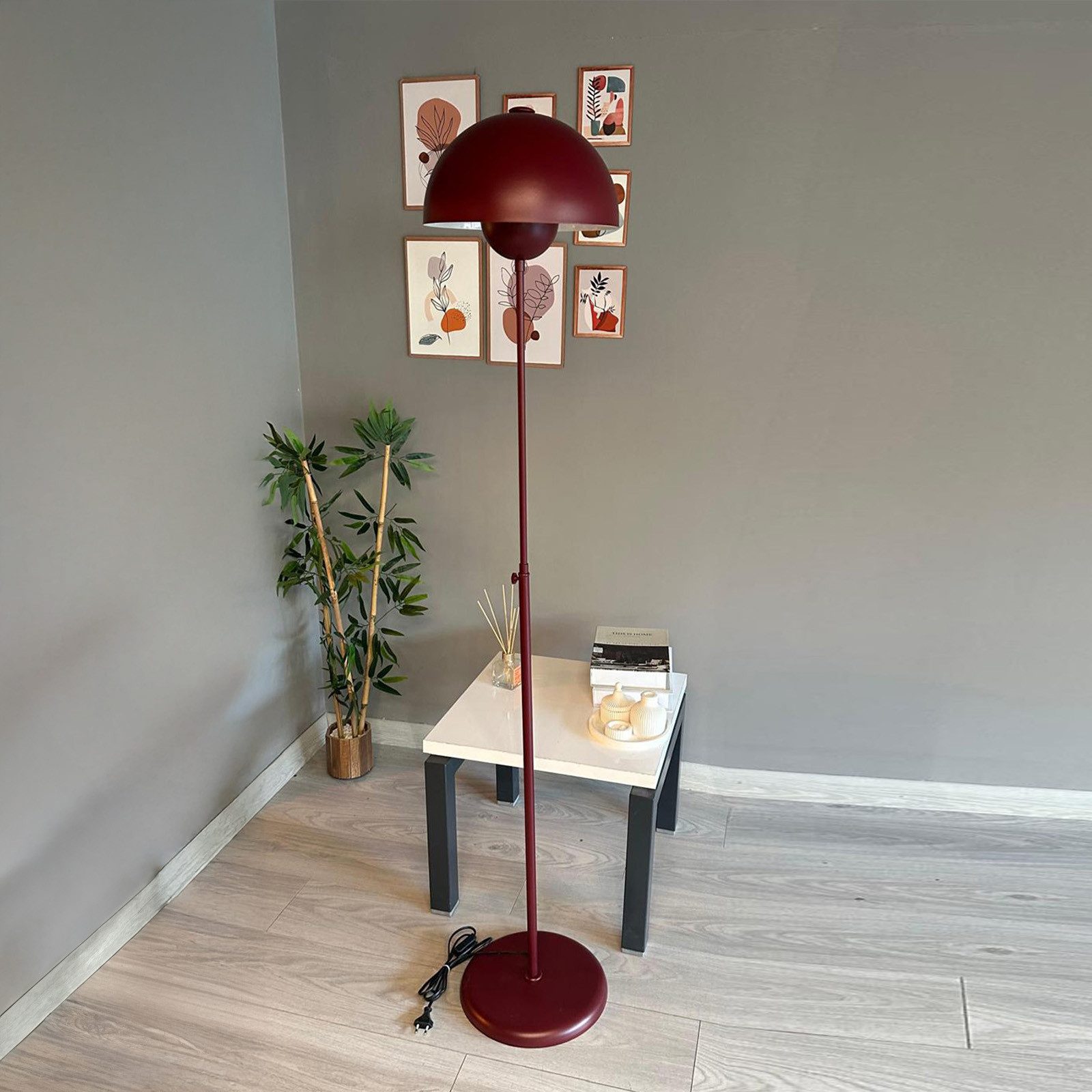 Bamyum Stehlampe Vega Modern Dekorative Metall Stehlampe, ohne Leuchtmittel