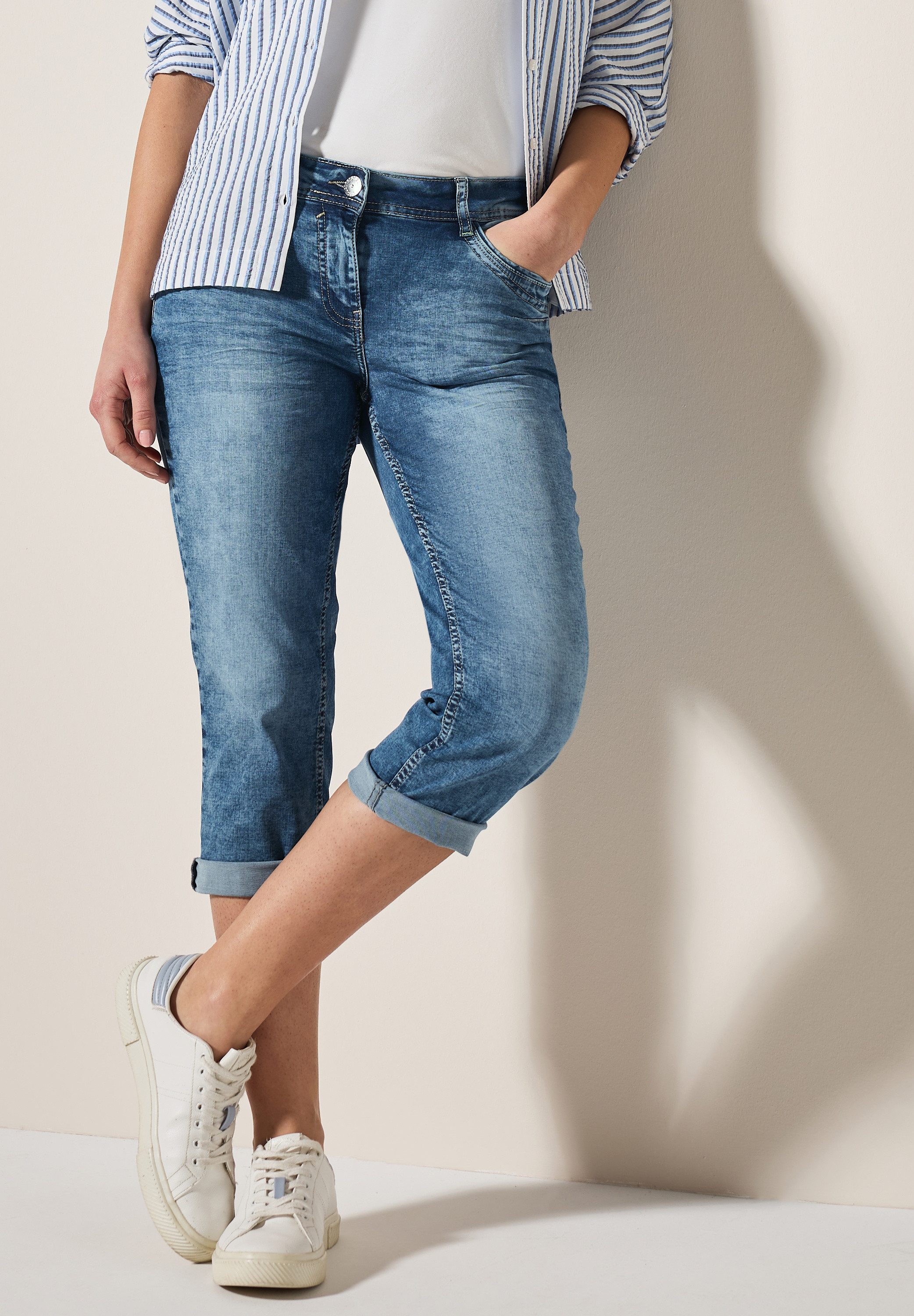 CECIL 3/4-Jeans Style SCARLETT mit Stretch