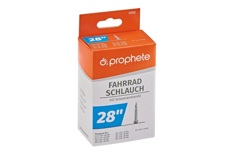 Prophete Fahrradschlauch Prophete Fahrradschlauch Ersatzschlauch 28" / 27" Sclaverandven. 0192, (1-St)