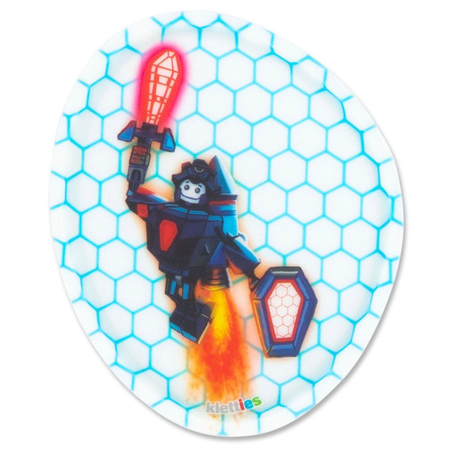 ergobag Schulranzen Zubehör Klettie - Funkel (Roboter)