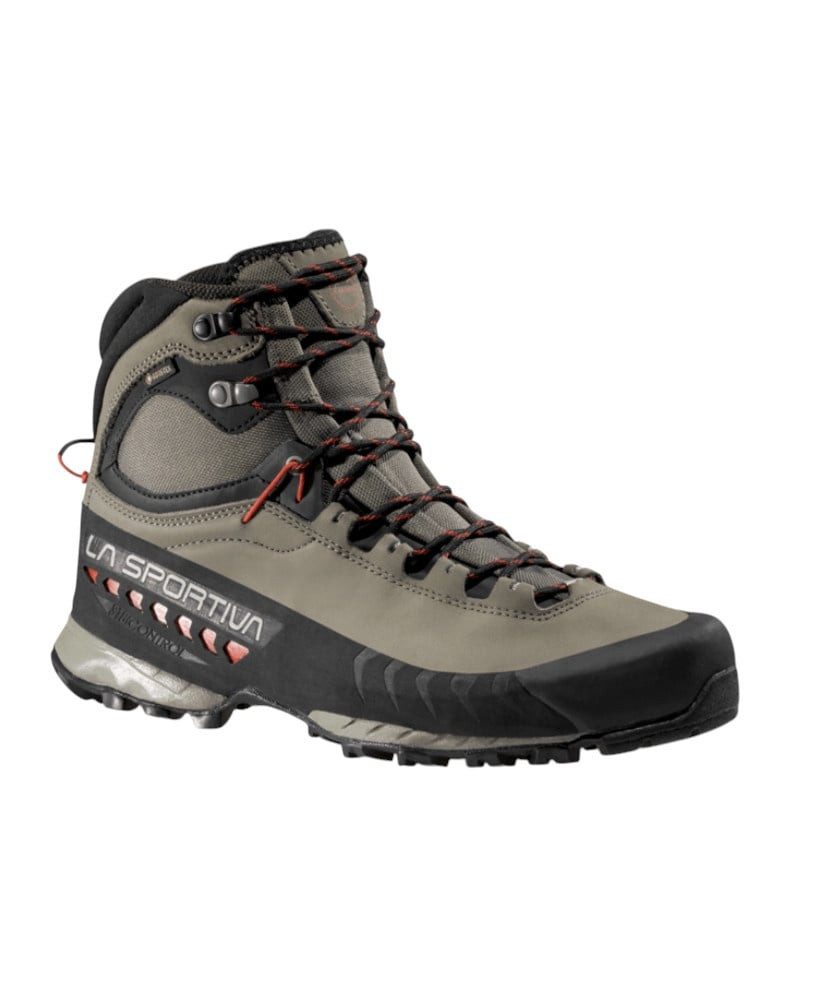 La Sportiva TX 5 GTX Nubuckleder (wasserdicht, stabil, schützend) claygrün/schwarz Wanderschuh