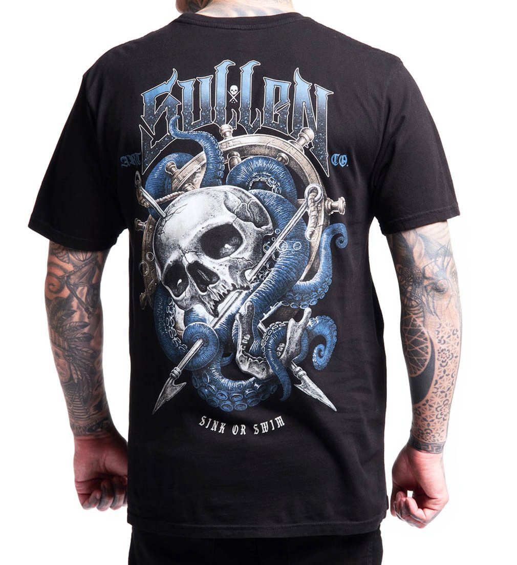 Sullen Clothing T-Shirt Harpoon Skull