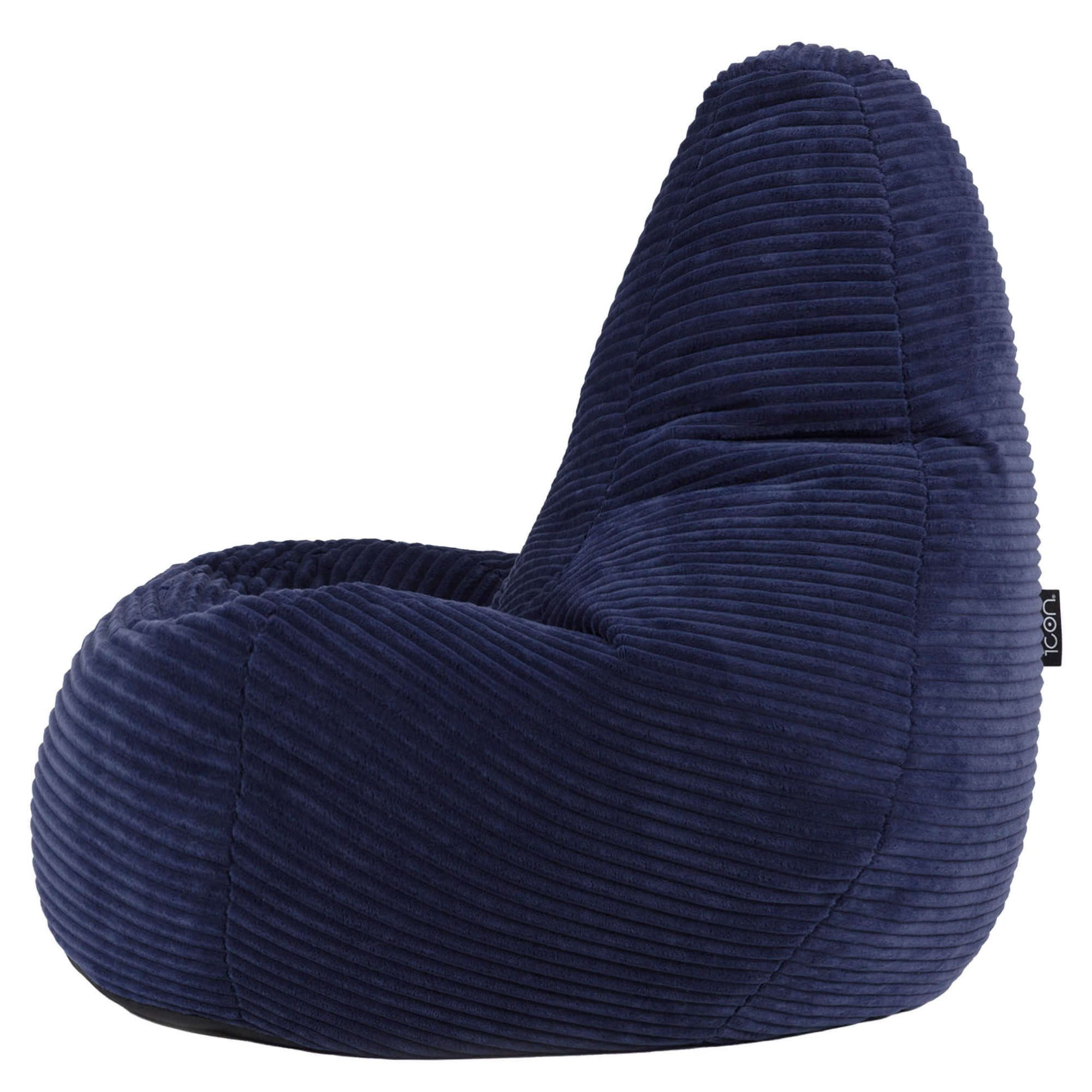 icon Sitzsack Kinder Sessel aus Cord Flauschig „Dalton", 69x59x65cm, Made in Germany, für Kinderzimmer, mit Füllung – Bild 5 von 5