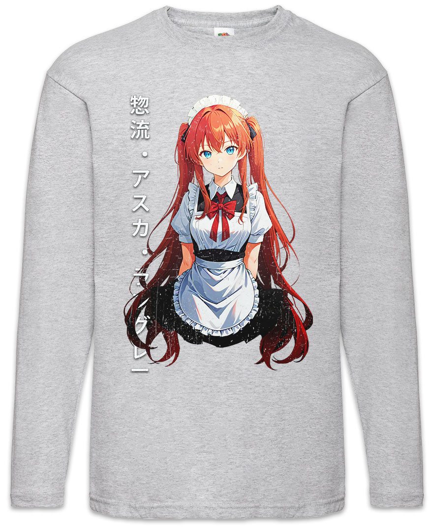 Langarmshirt Neon Schoolgirl Langarm T-Shirt Nerv Genesis Asuka Neon Gendo