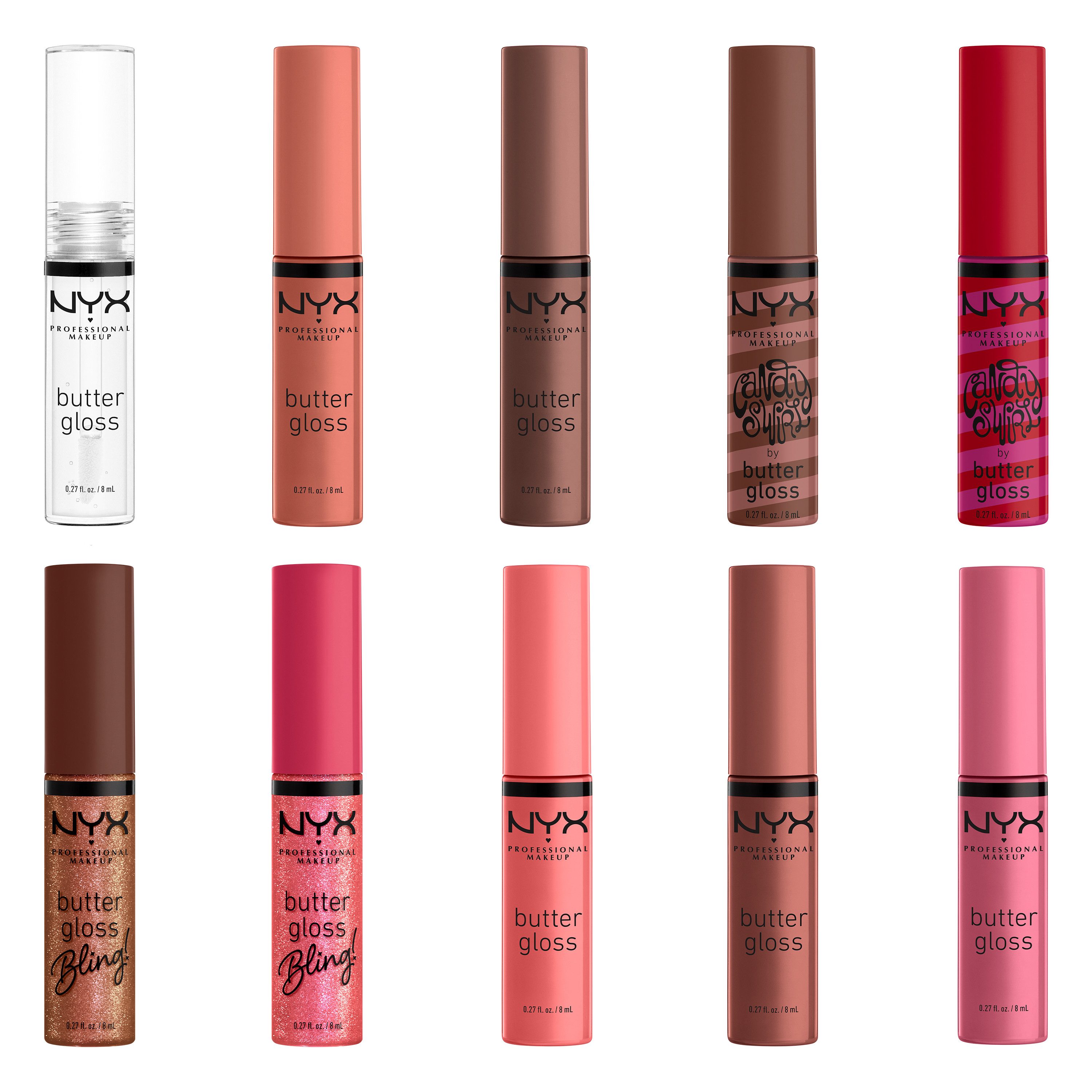 NYX Lipgloss NYX Professional Makeup Butter Gloss Kit, 4-tlg.