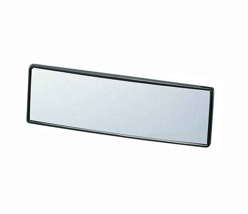 LAMPA Spiegel Kleiner Zusatzspiegel Rückspiegel Baby Spiegel 2. Rückspiegel 145 x 55 mm Sauger