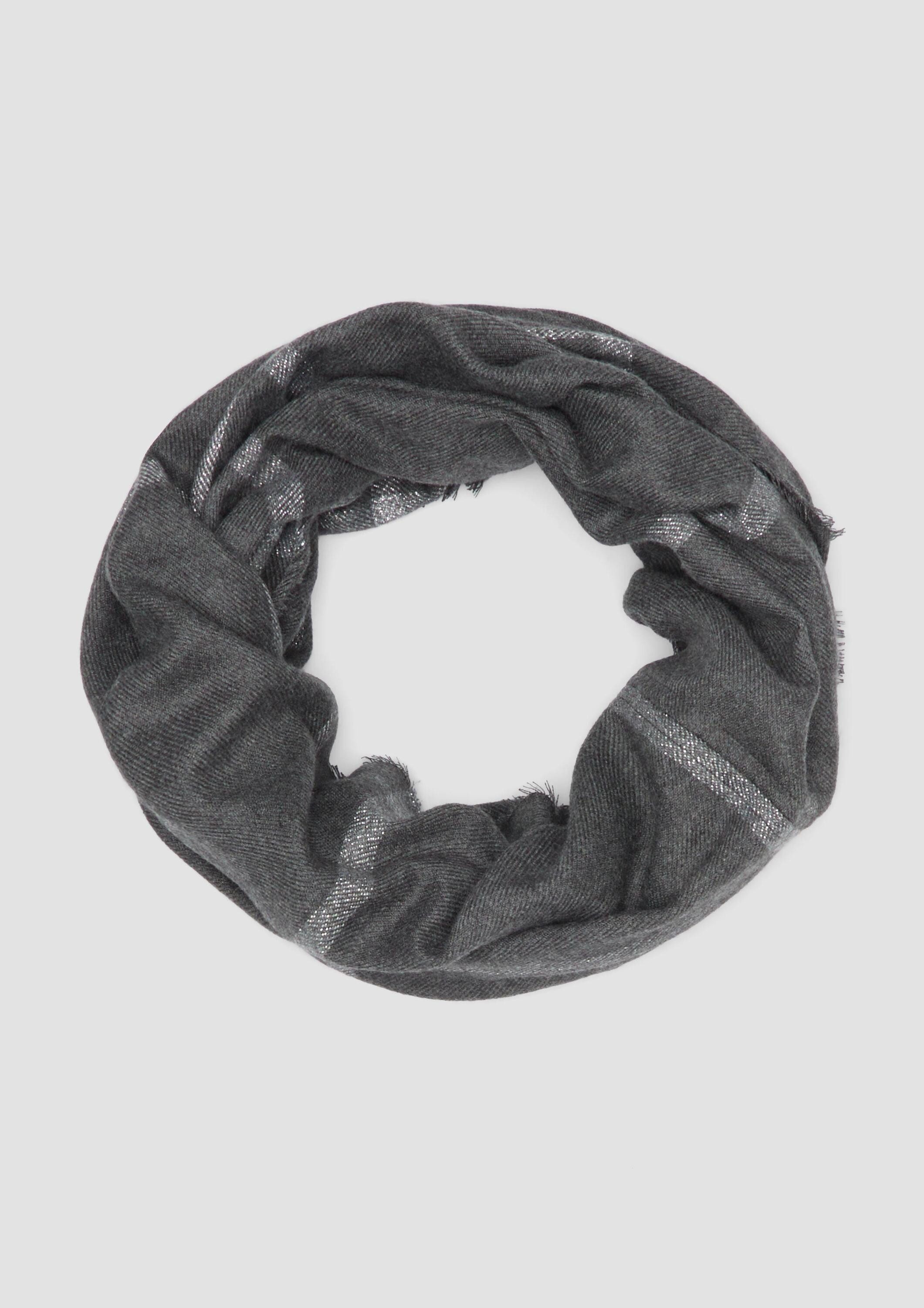 s.Oliver Loop Snood, Loop-Schal mit Karos und Streifen