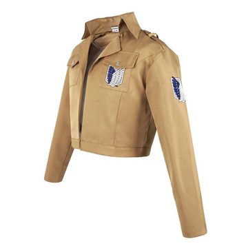 GalaxyCat Kostüm Uniform Jacke des Aufklärungstrupp für Attack on, Aufklärungstrupp Cosplay Jacke