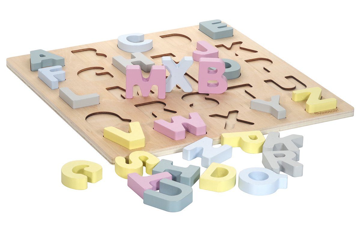 der Puzzleteile, ABC-Puzzle, Förderung Holzpuzzle Puzzle 26 Motorik Hanna KINDSGUT zur