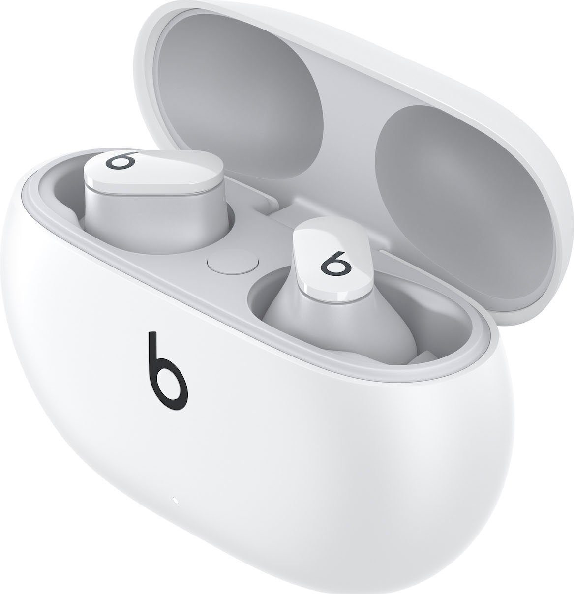 Beats by Dr. für Studio Buds Dre integrierte mit Transparenzmodus, Siri, Geräuschunterdrückung) und In-Ear-Kopfhörer Noise Musik, Cancelling mit Siri, Bluetooth, Steuerung Beats kompatibel (ANC), Anrufe (Active weiß - Kabellose