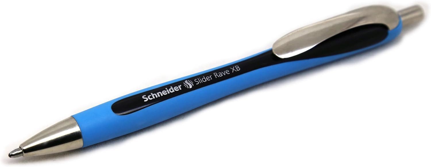 Schneider Kugelschreiber Slider Rave XB, mit Viscoglide-Technologie Großraummine Stärke XB