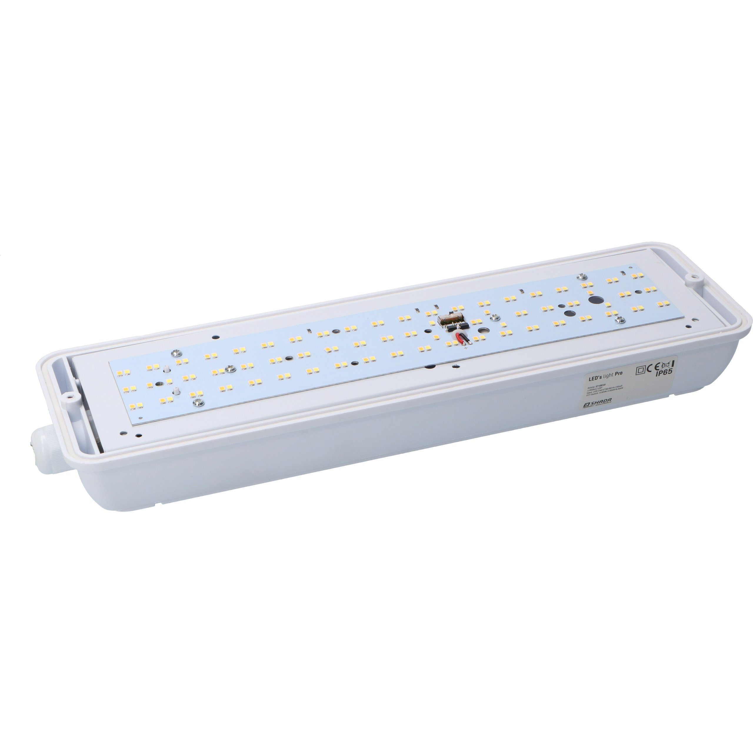 LED's light PRO LED CCT 2710010 IP65 warm-neutral-kaltweiß LED-Feuchtraumleuchte, Deckenleuchte 11W LED