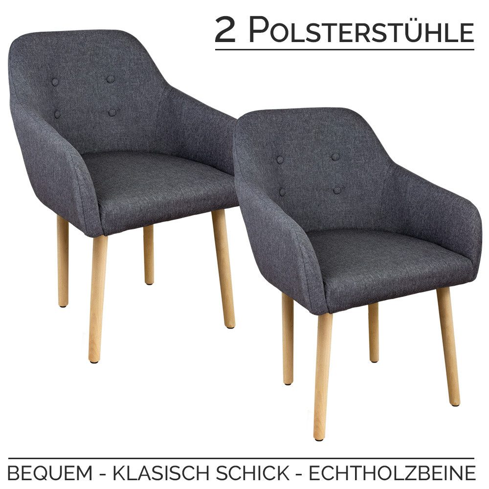 Kingpower Esszimmerstuhl 2/4/6/8 Set Stühle Esszimmerstühle günstig online kaufen