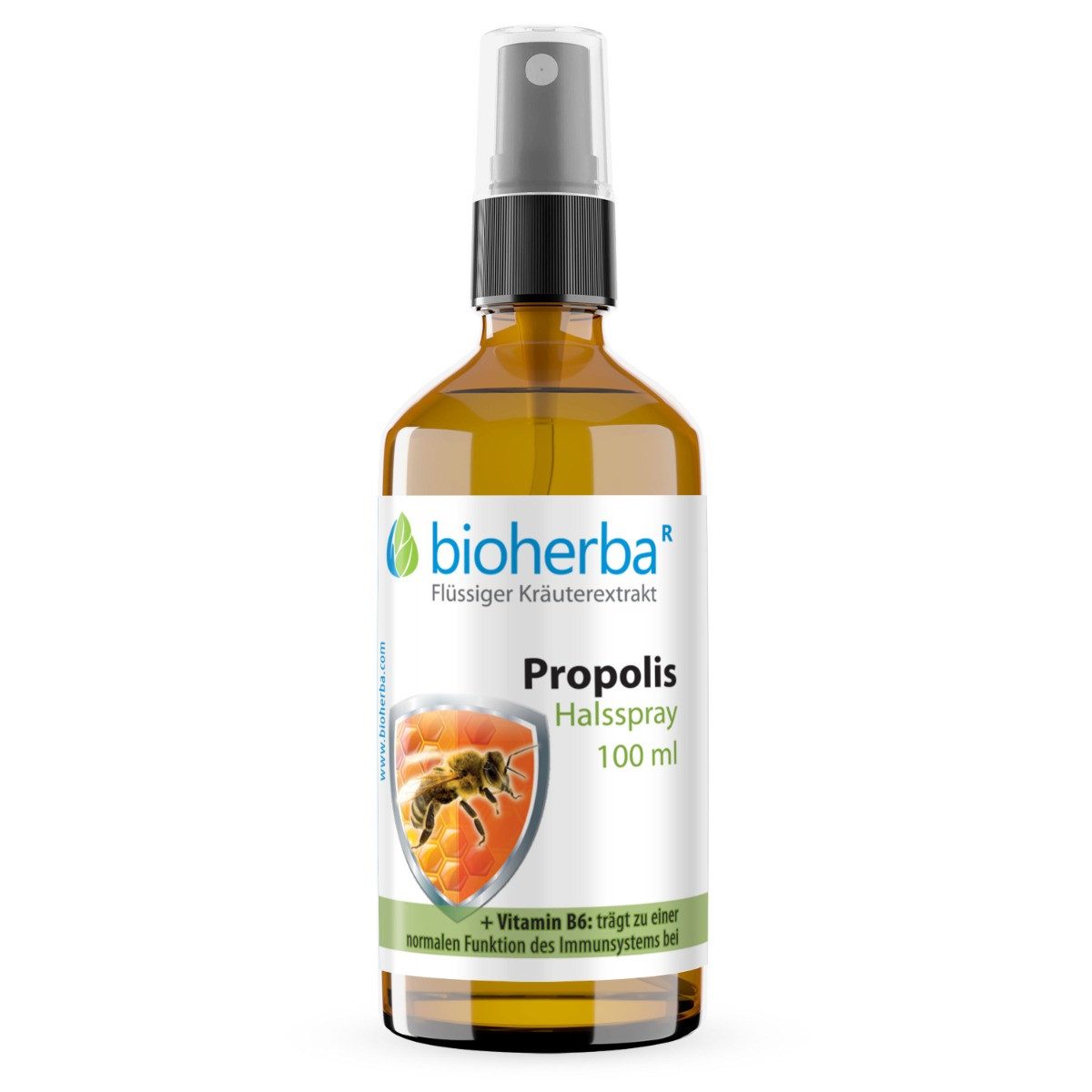BIOHERBA R Bioherba Halsspray mit Propolis Extrakt 100 ml Glasflasche, 1 er
