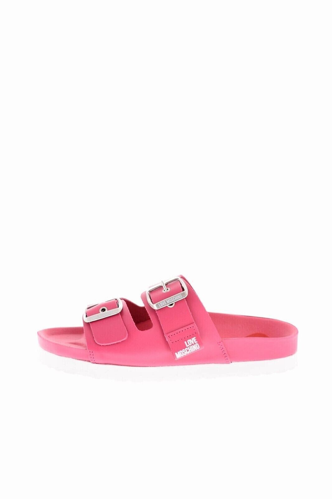 LOVE MOSCHINO Love Moschino Damen Schuhe Sandalen, LOVE MOSCHINO BIRKI 40 Sandals Sandale Logo