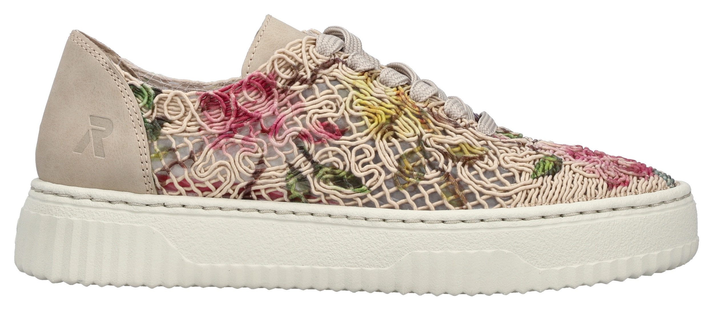 Rieker Plateausneaker Schnürschuh, Halbschuh in veganer Verarbeitung
