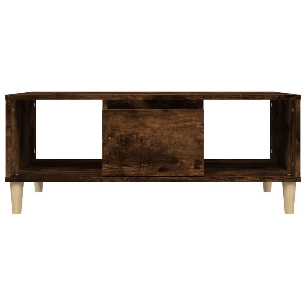 (1-St) Couchtisch Räuchereiche cm Räuchereiche Couchtisch 90x50x36,5 | Räuchereiche Holzwerkstoff vidaXL