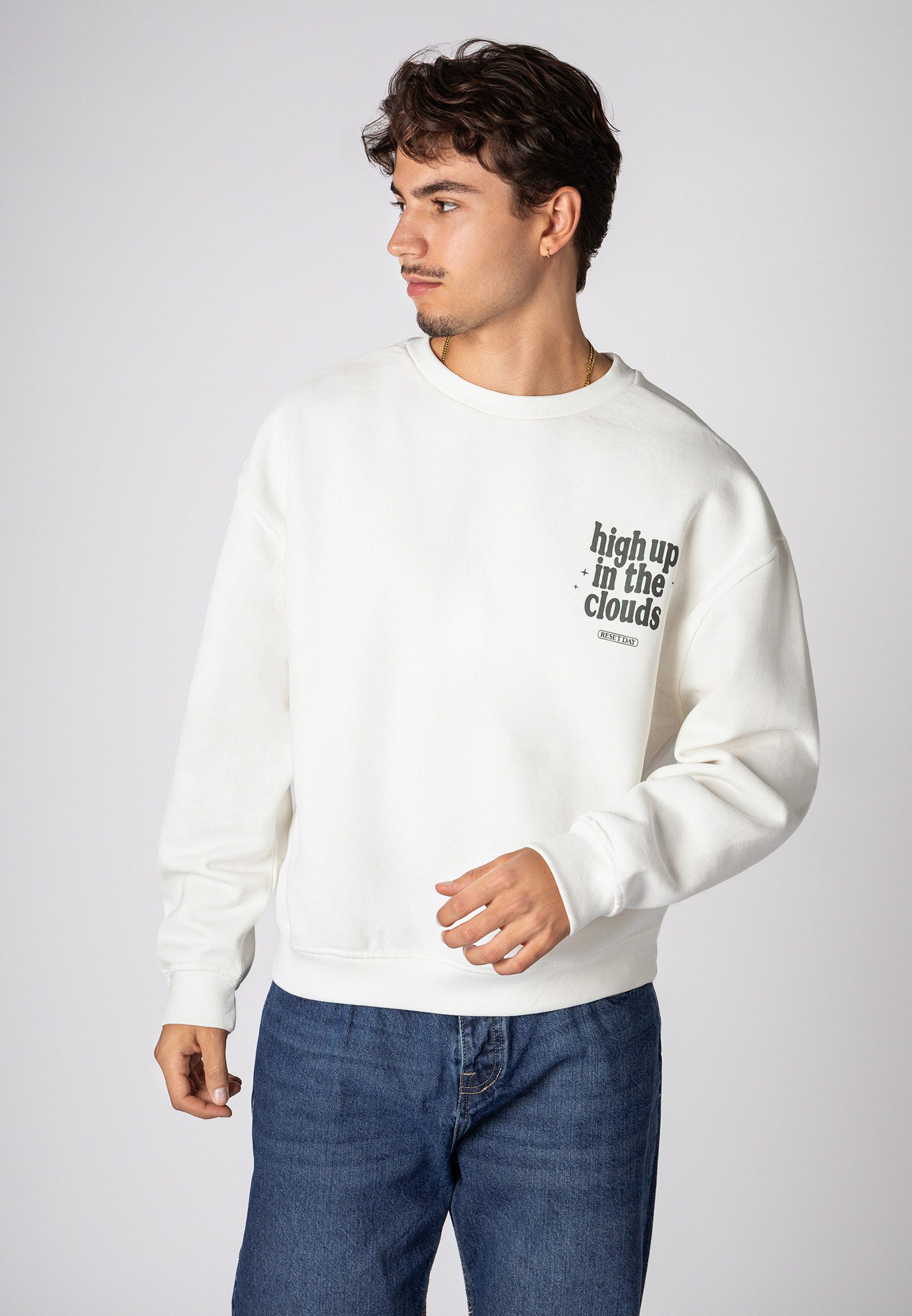 SUBLEVEL Sweatshirt Herren Pullover langarm mit günstig online kaufen