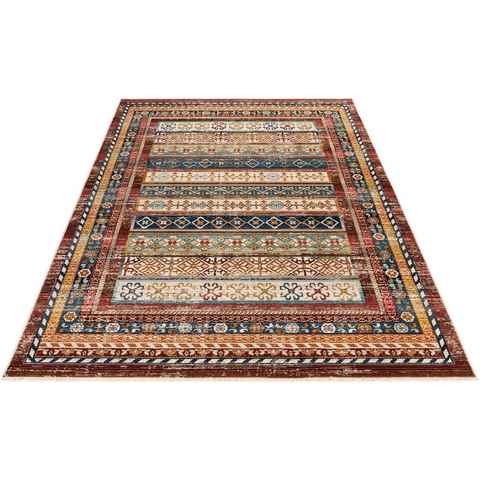 Teppich My Inca 361, Obsession, rechteckig, Höhe: 6 mm, Kurzflor, Orient-Optik, Vintage Design, mit Fransen