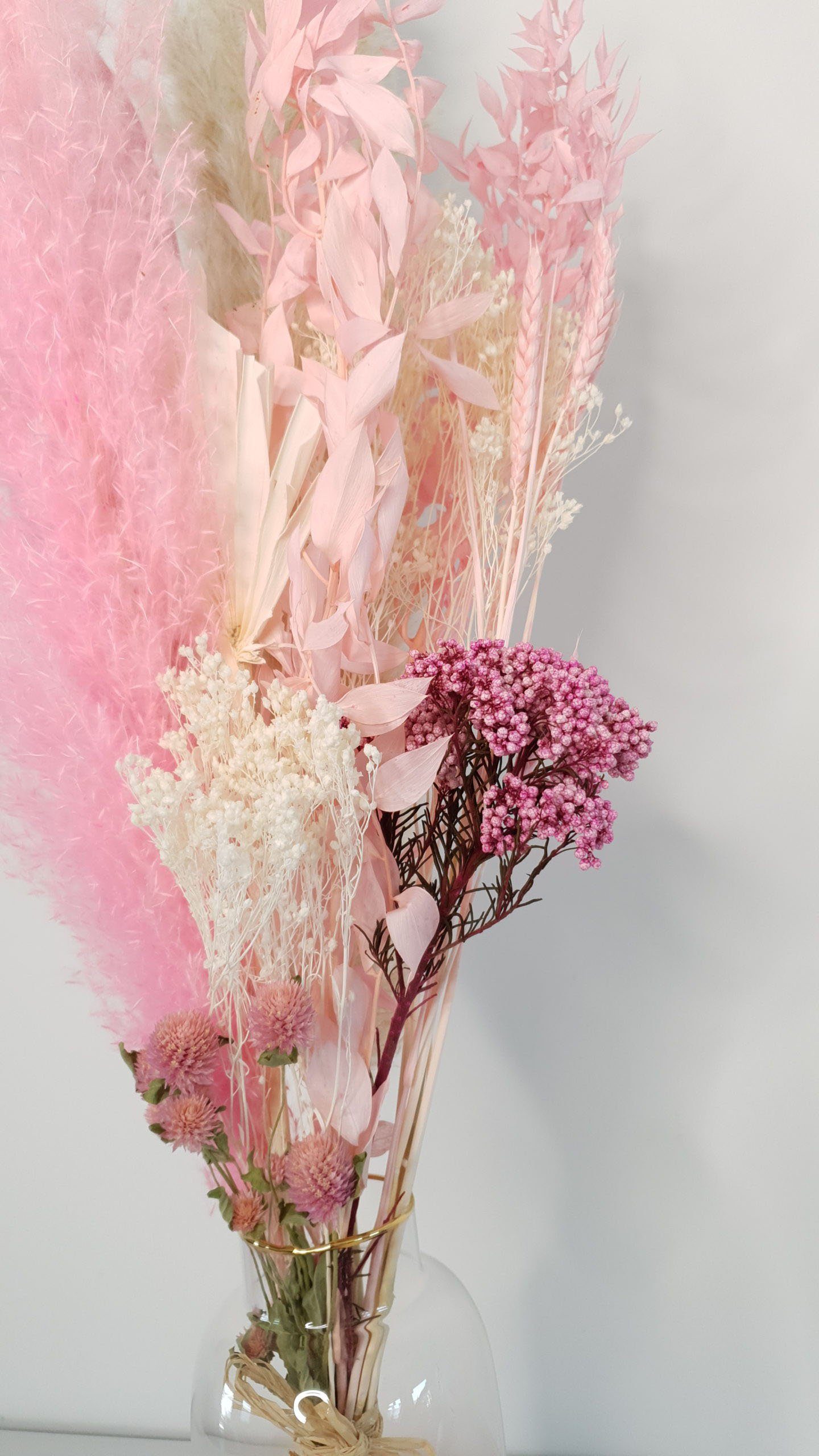 Trockenblume »Pimp my pink«, freundin Home Collection, Höhe 80 cm, Blumenstrauß-kaufen